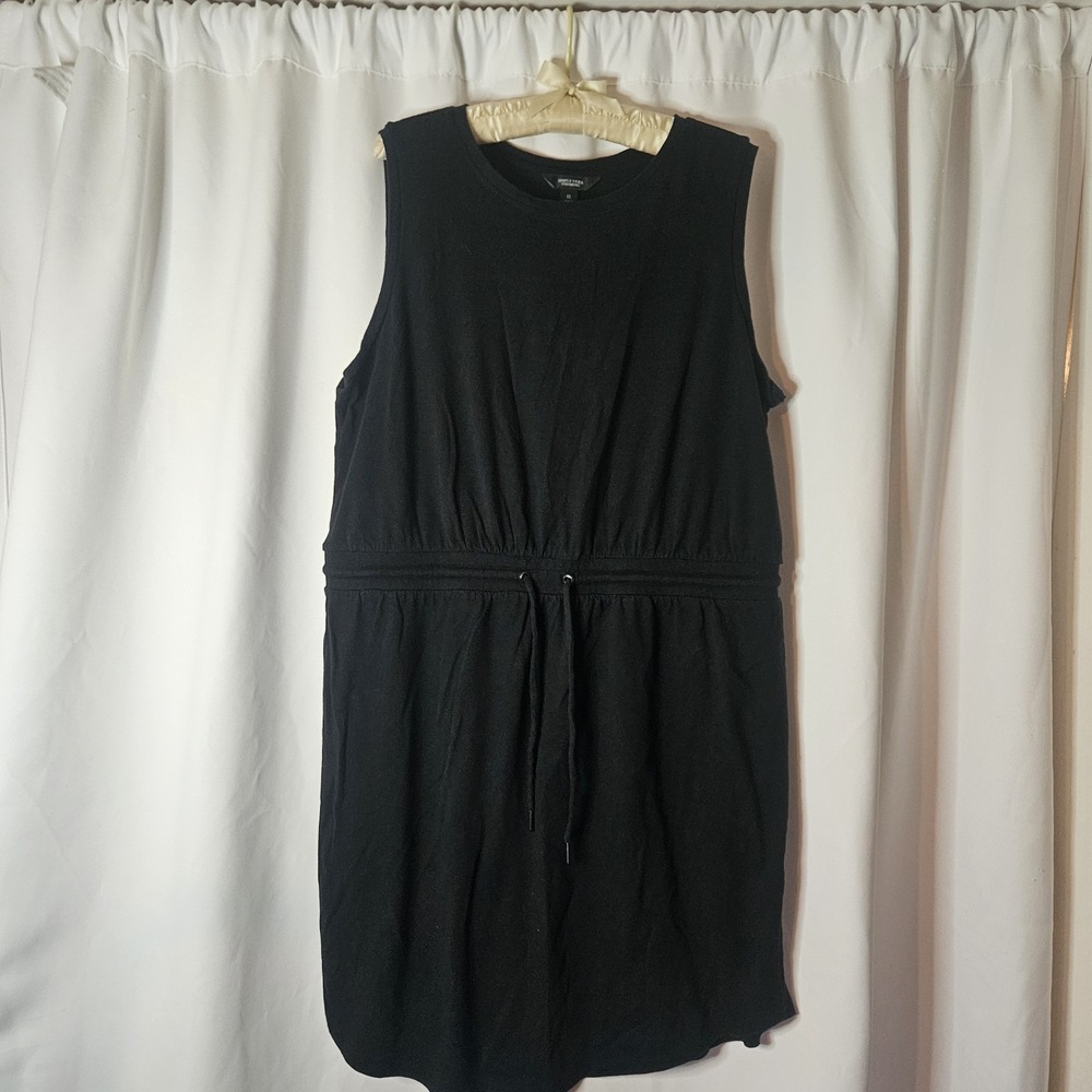 Simply Vera Vera Wang Tank Dress XL Womens Black Tie Waist